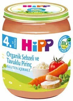 Hipp Organik Sebzeli ve Tavuklu Pirinç 125 gr Kavanoz Mama kullananlar yorumlar